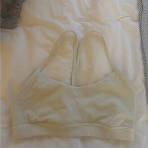 Lululemon Flow Y Bra Nulu in Cream
